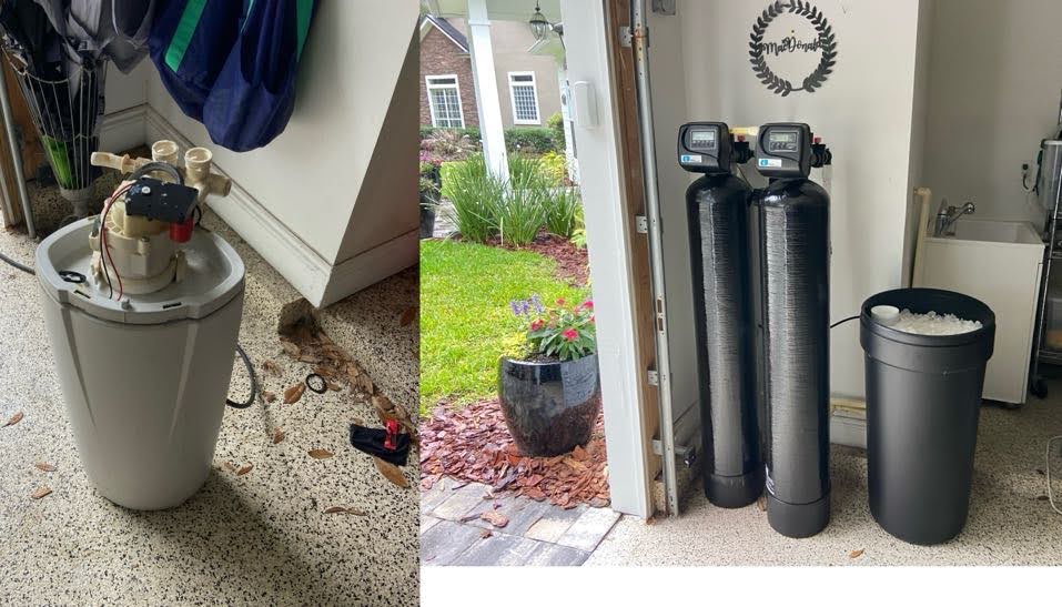 Whole house water softener swap out